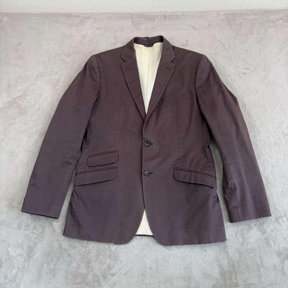 DOLCE & GABBANA‎ D&G Sports Coat Blazer Men 42 Brown Two Button Front Designer